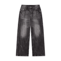 STATIC FORM Washed Wide Leg Denim